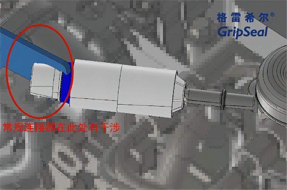 格雷希爾G70R-J系列氣密測(cè)試快速密封連接器在J2044燃油管的密封原理